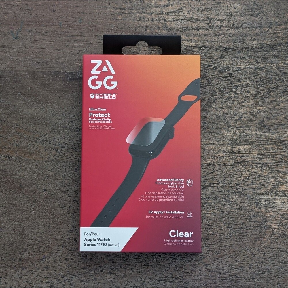 Zagg Apple Watch Series 11/10 Clear Screen Protector